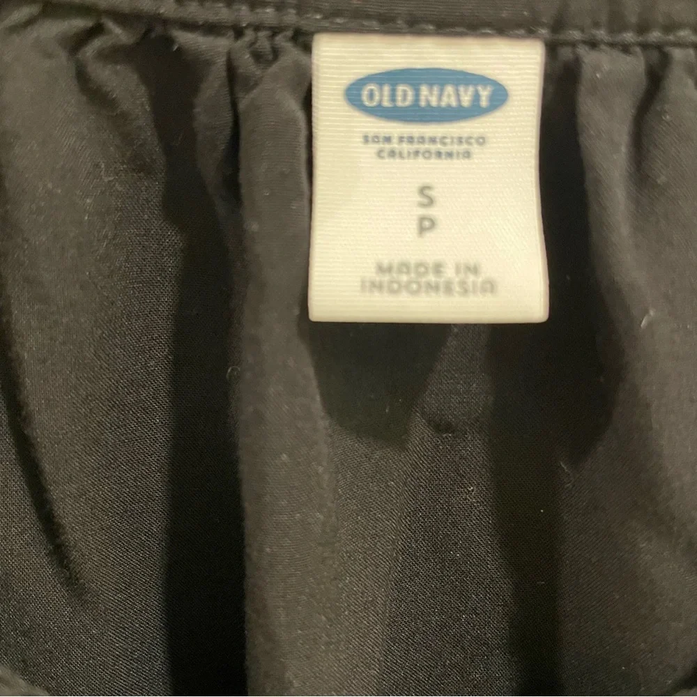 Old Navy Black Tie Waist Romper